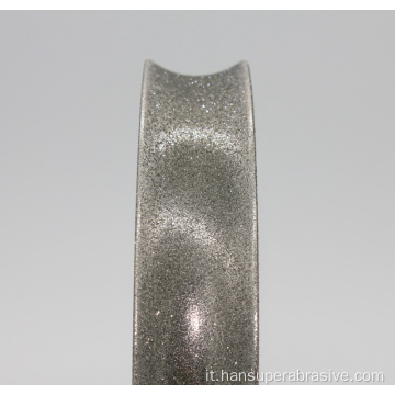 Ruota di macinazione del profilo di intaglio arco con rivestimento diamante